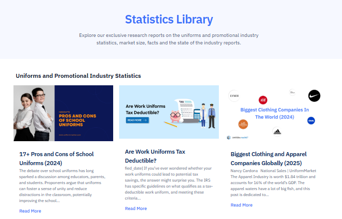 UniformMarket Statistics Library